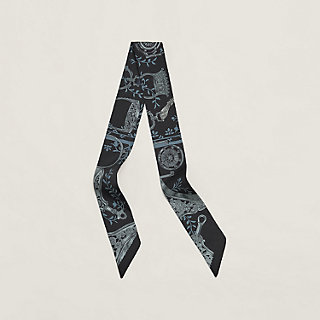 Etriers Remix Twilly - Black | Hermès Finland